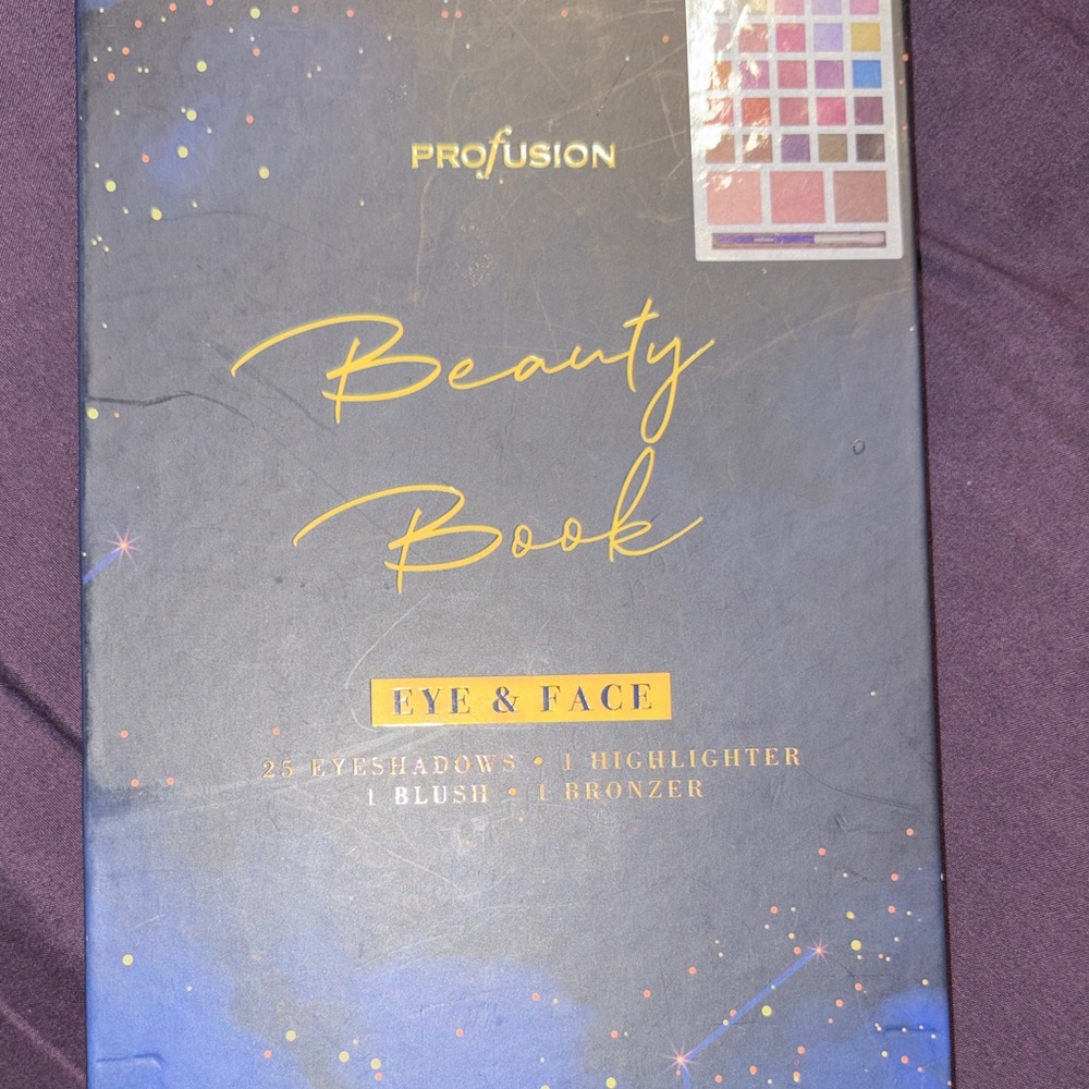 Profusion Cosmetics Beauty Book Eye & Face Palette - Vibrant Shades